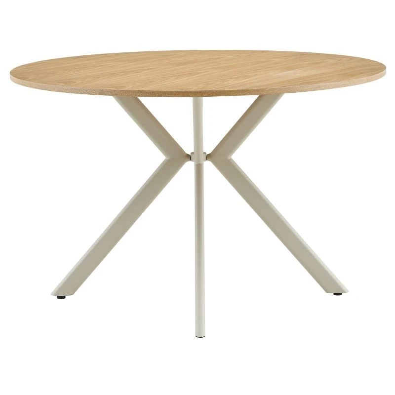 Round Table With Metal Frame For Compact Kitchen factory